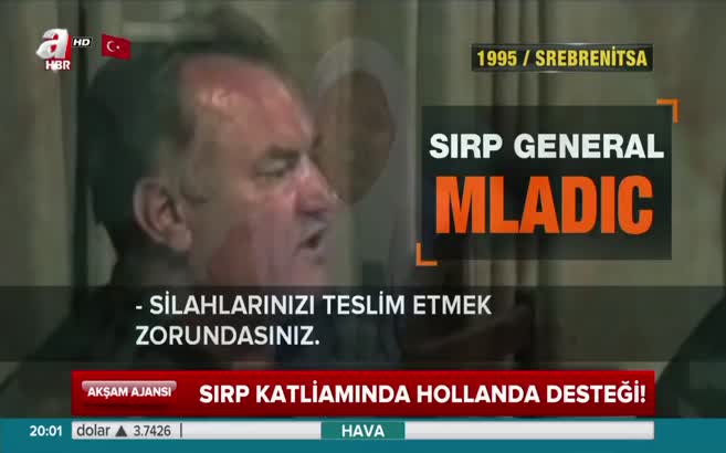 Sırp katliamında Hollanda desteği!