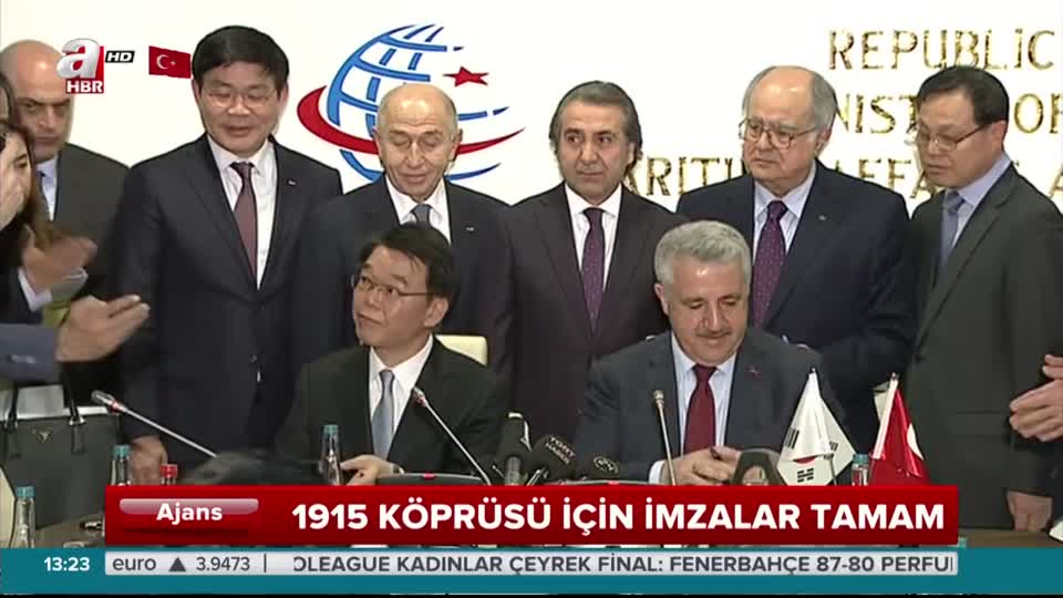 Çanakkale 1915 Köprüsü için imzalar atıldı