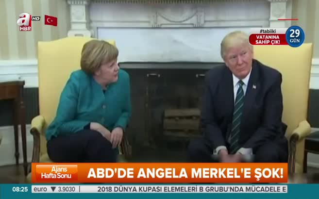 ABD'de Angela Merkel'e şok