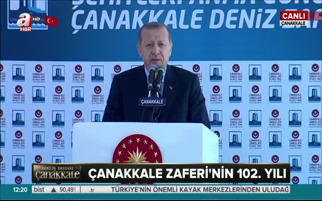 Cumhurbaşkanı Erdoğan'dan dünyaya mesaj: Korkaklar zafer anıtı dikemez!