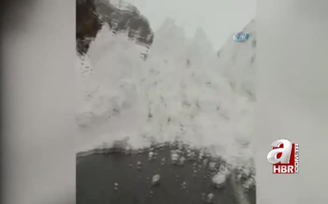 Van'da çığ düştü! İşte o anlar böyle kaydedildi