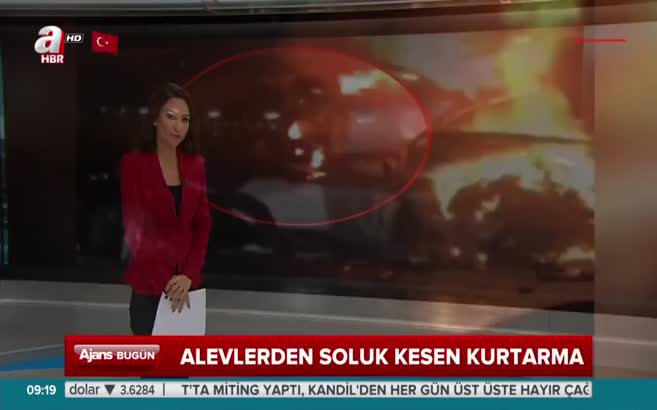 İtfaiyecinin alevler arasından nefes kesen kurtarma anı!..
