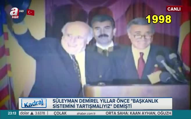 Süleyman Demirel: Başkanlık sistemini getirmeliyiz
