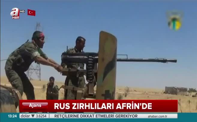 Rusya yalanlamıştı! Zırhlı birlikler Afrin'de görüntülendi