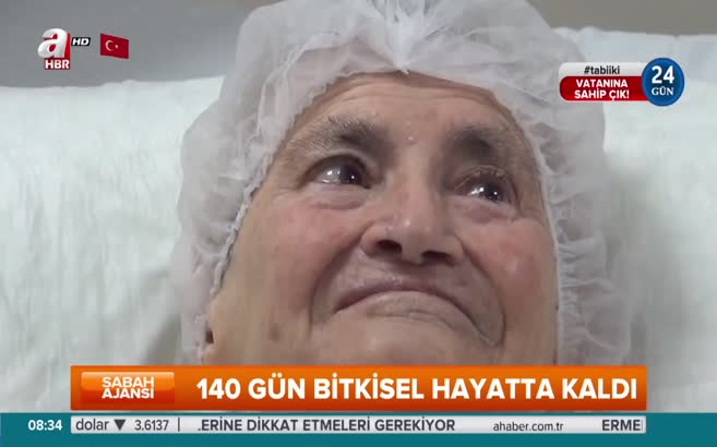Aylar sonra bitkisel hayattan çıktı