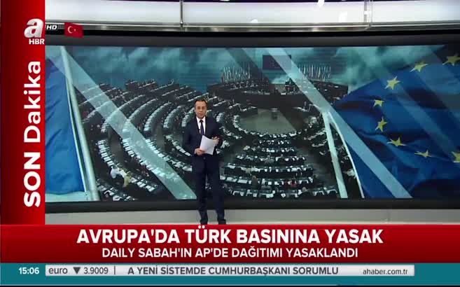 Avrupa'da Türk basınına yasak!