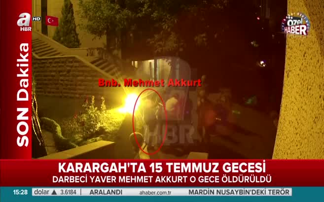 Darbeci alçakların gözaltına alındığı görüntüler ilk kez A Haber'de...
