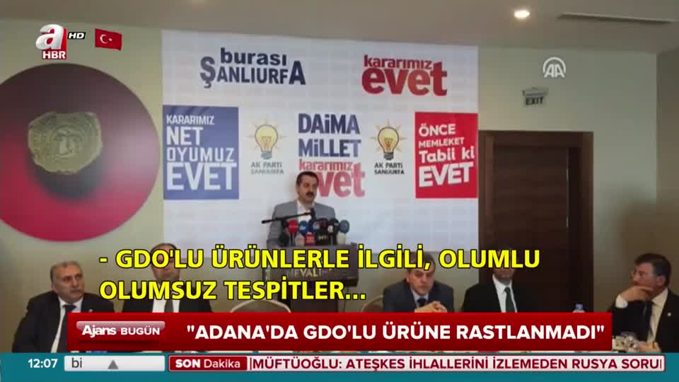 Bakan Çelik: Adana’da ekmekte herhangi bir GDO tespit edilmemiştir