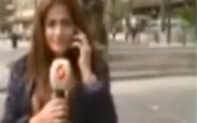 Suriyeli muhabir canlı yayında yalan söylerken yakalandı