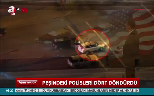 ABD'de şüpheli peşindeki polisleri dört döndürdü