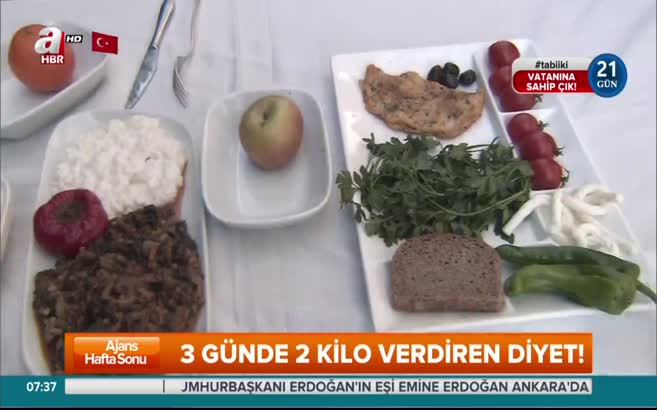 Aç kalmadan hızlı zayıflamanın yolu: 3 günde 2 kilo verdiren diyet