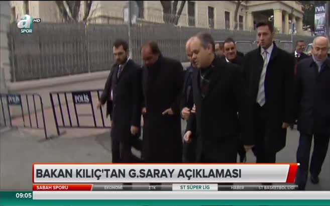 Bakan Akif Çağatay Kılıç'tan G.Saray'a uyarı!