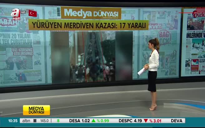 Yürüyen merdiven can alıyordu