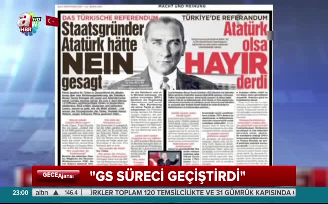 "Atatürk yaşasaydı Evet derdi"