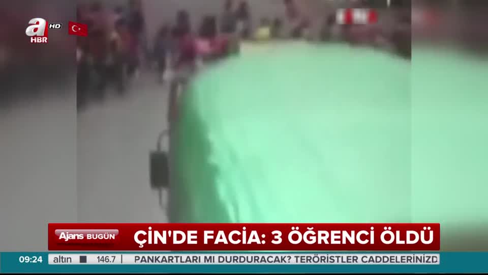 Kamyon öğrencilerin arasına daldı