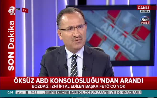 Bakan Bozdağ: Bence Adil Öksüz Türkiye’de saklanıyor