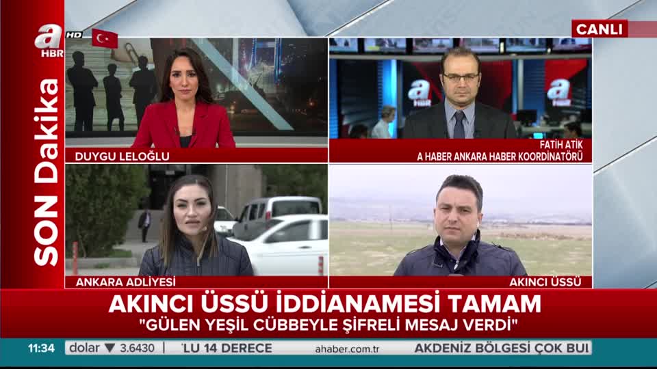 Akıncı Üssü iddianamesinin görüntüleri ilk kez A Haber’de