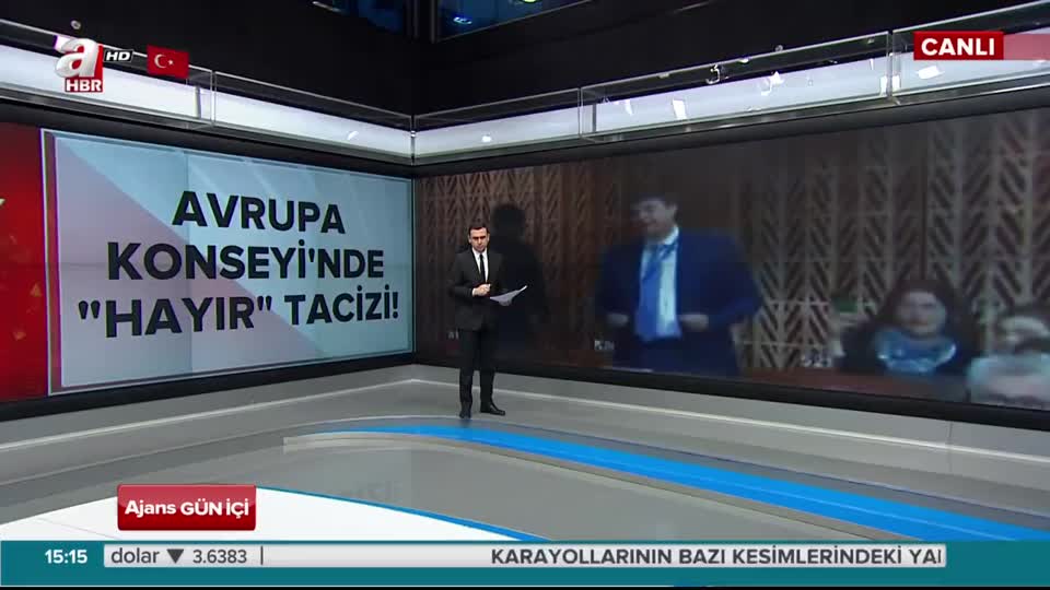 Avrupa Konseyi'nde Hayır tacizi!