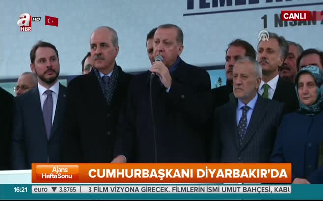 Erdoğan, Diyarbakır Merkez Camii temelini attı
