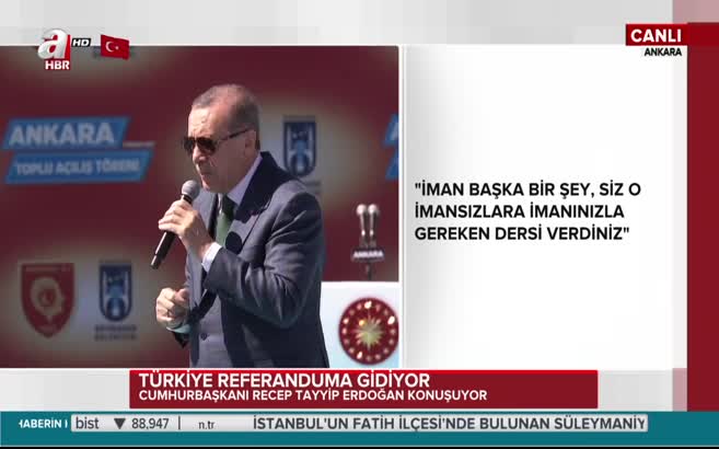 Cumhurbaşkanı Erdoğan: Be dangalaklar...
