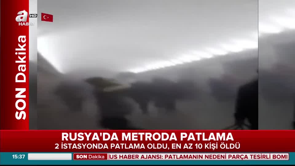 A Haber muhabiri Rusya’da metroda patlamanın ayrıntılarını aktardı