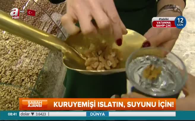 Doktorlar kuruyemişi ıslatarak yemenizi öneriyor