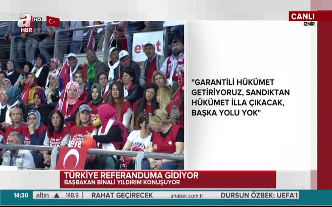 Başbakan Yıldırım: Atatürk vasiyet etti, 'vesayet' demedi!