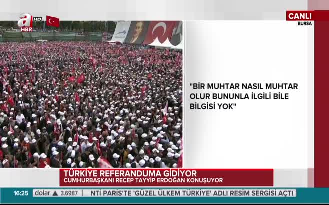 Erdoğan: Onun da artık kayışlar eskimeye başladı