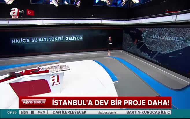 Haliç'e 'Su Altı Tüneli' geliyor