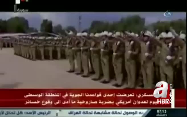 Suriye Devlet Televizyonu askeri klip yayınlıyor