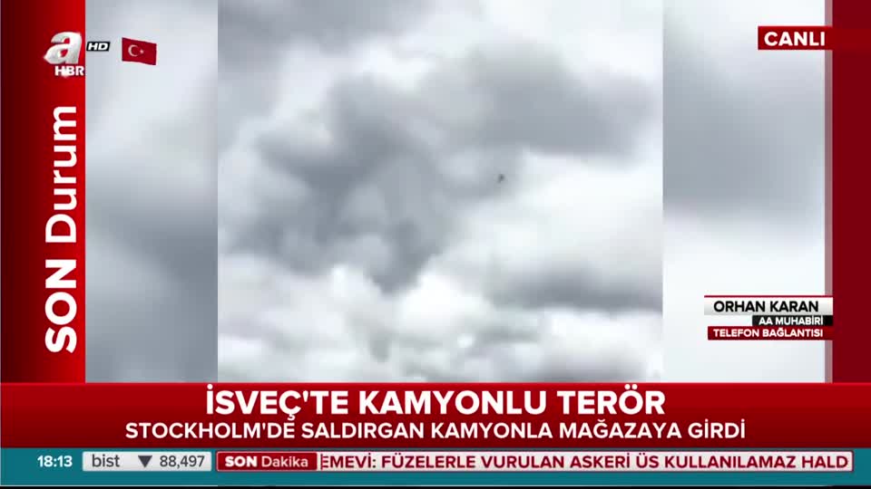 İsveç’te kamyonlu terör