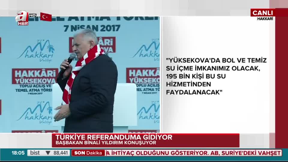 Binali Yıldırım'dan Hakkari'ye büyük müjde!