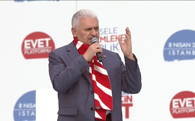 Başbakan Binali Yıldırım Yenikapı'da konuştu