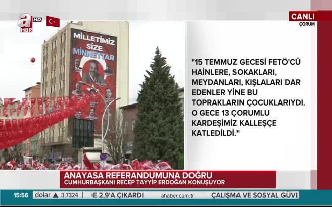 Erdoğan: Kılıçdaroğlu'nun kaçış görüntülerini A Haber'de izlediniz değil mi?