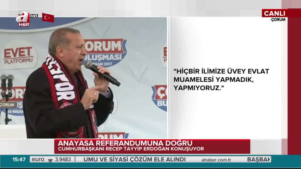 Erdoğan: Biz yaradılanı yaradandan ötürü seviyoruz ey Kemal!