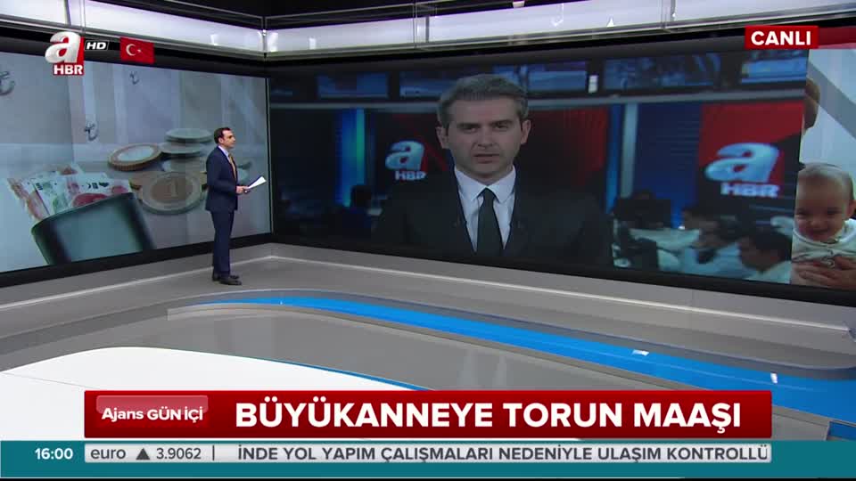 Büyükanneye torun maaşı ödemesi başlıyor