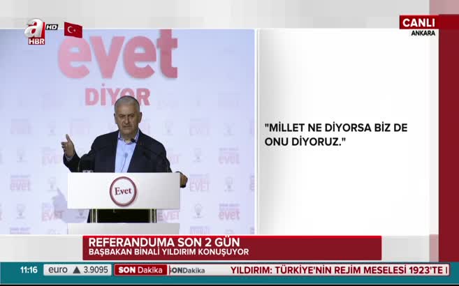 Başbakan Yıldırım: Kılıçdaroğlu, korkutarak milleti ikna edemezsiniz!