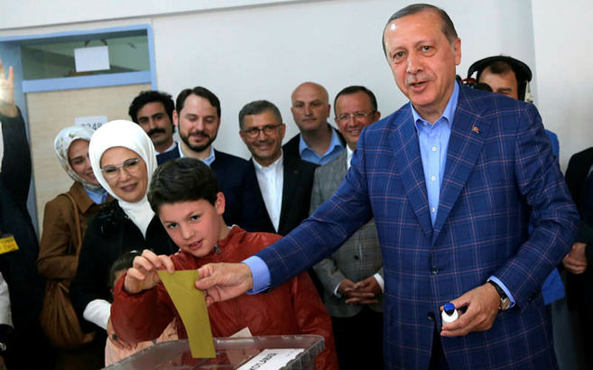 Cumhurbaşkanı Erdoğan oyunu kullandı