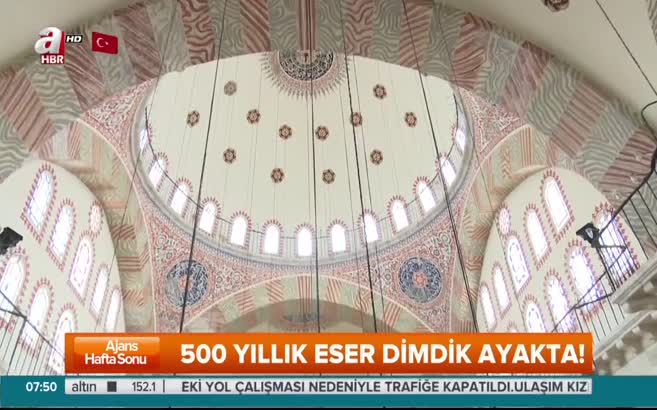 500 yıllık eser dimdik ayakta!