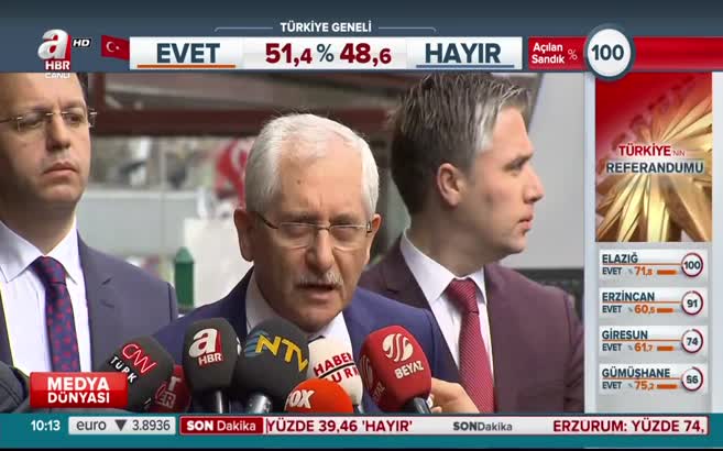 YSK Başkanı Sadi Güven: Oy pusulaları sahte değil