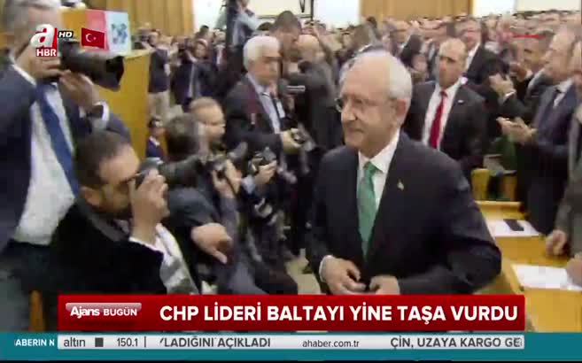 CHP lideri baltayı yine taşa vurdu