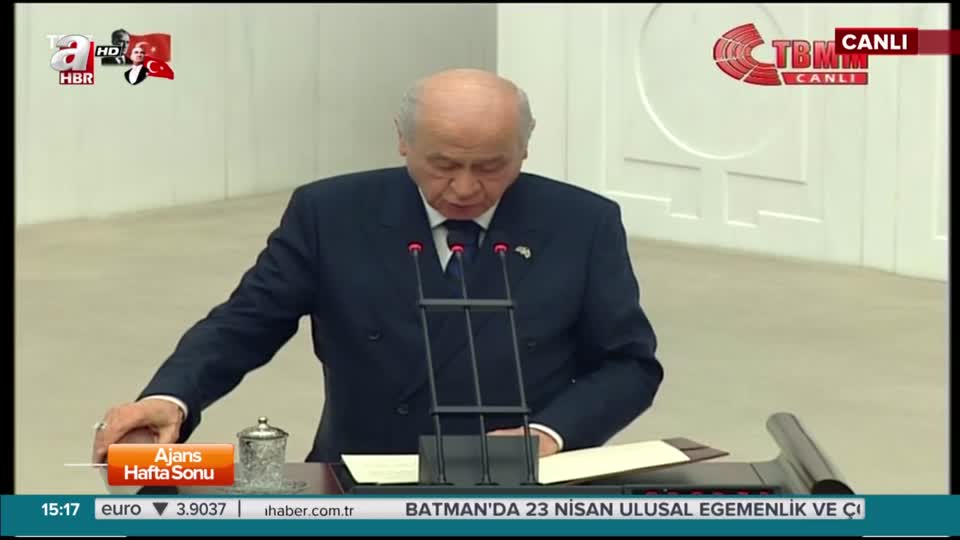 Bahçeli: Hiç kimse kriz çığırtkanlığı yapmamalı