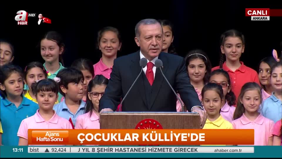Erdoğan’ın çocuklara unutmayın dediği o 4 kelime: Oku, düşün, uygula, neticelendir