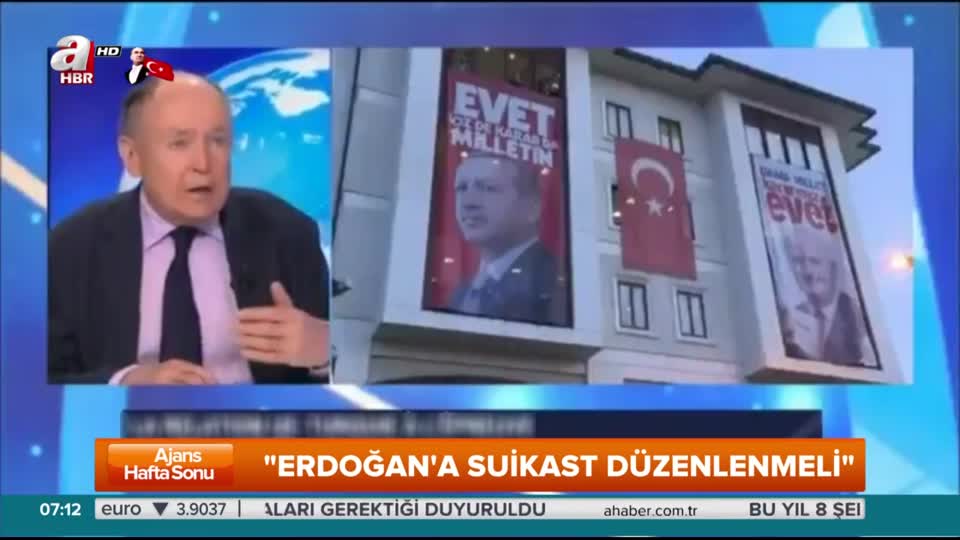 Canlı yayında Erdoğan'a suikast istedi!