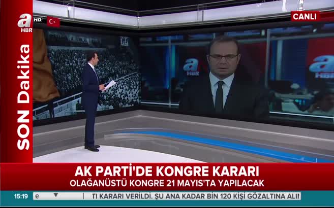 AK Parti 21 Mayıs'ta kongreye gidiyor