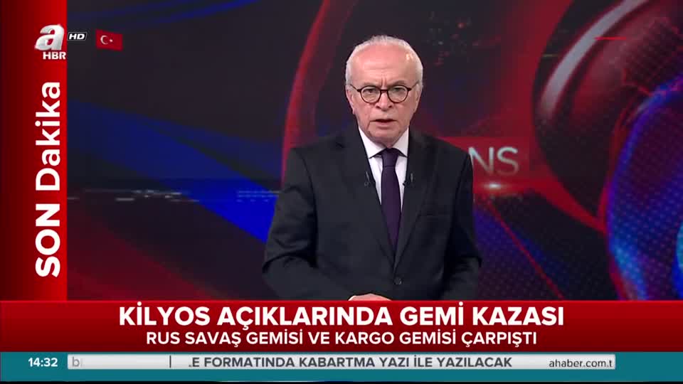 Kilyos açıklarında gemi kazası