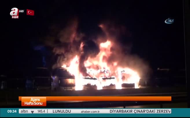 Bursa Şehirlerarası Otobüs Terminali'nde yangın!