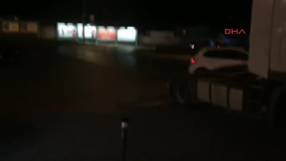 Asker konvoyunda drift yürekleri ağza getirdi!