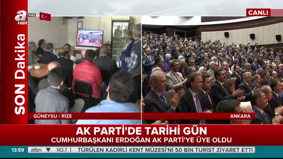 Cumhurbaşkanı Erdoğan, AK Parti Genel Merkezi’nde konuştu