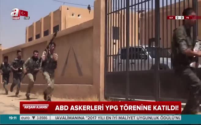 ABD askerleri YPG törenine katıldı!